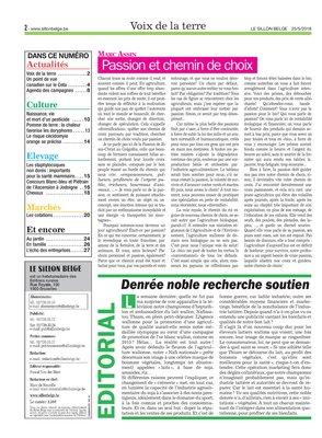 Passion et chemin de choix Passion et chemin de choix