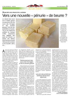 Vers une nouvelle « pénurie » de beurre ? Vers une nouvelle « pénurie » de beurre ?