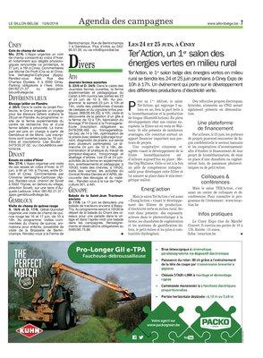 Ter’Action, un 1er salon des énergies vertes en milieu rural Ter’Action, un 1er salon des énergies vertes en milieu rural