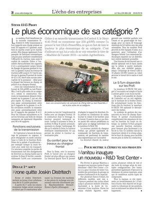 Manitou inaugureun nouveau «R&D Test Center» Manitou inaugureun nouveau «R&D Test Center»