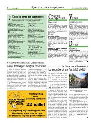 Deux fromages belges médaillés Deux fromages belges médaillés