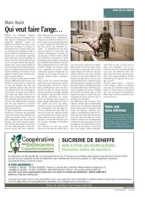 Qui veut faire l’ange… Qui veut faire l’ange…