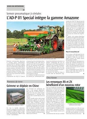 Les remorques RX et ZX bénéficient d’un nouveau rotor Les remorques RX et ZX bénéficient d’un nouveau rotor