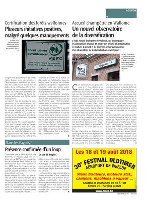 Présence confirmée d’un loup Présence confirmée d’un loup