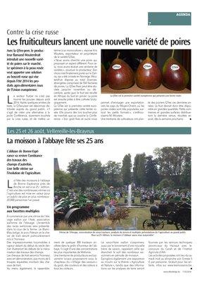 Les fruiticulteurs lancent une nouvelle variété de poires Les fruiticulteurs lancent une nouvelle variété de poires
