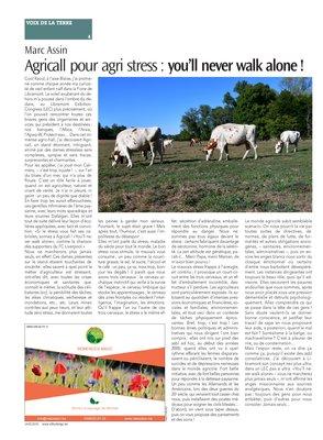 Agricall pour agri stress: you’ll never walk alone! Agricall pour agri stress: you’ll never walk alone!