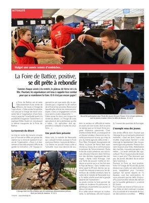 La Foire de Battice, positive, se dit prête à rebondir La Foire de Battice, positive, se dit prête à rebondir