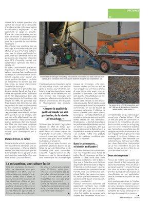 Broyé, trié et ensaché…Le miscanthus passedu fermier au particulier Broyé, trié et ensaché…Le miscanthus passedu fermier au particulier