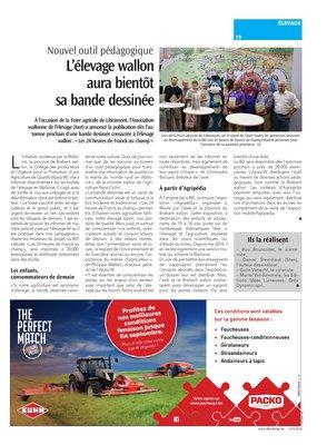 L’élevage wallon aura bientôt sa bande dessinée L’élevage wallon aura bientôt sa bande dessinée