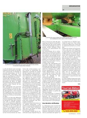 Entretenir sa mélangeuse, pour un travail facilité et une ration de qualité Entretenir sa mélangeuse, pour un travail facilité et une ration de qualité