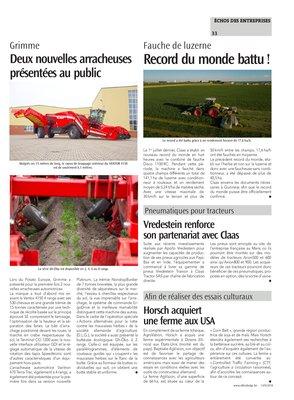 Deux nouvelles arracheuses présentées au public Deux nouvelles arracheuses présentées au public