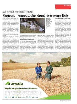 Plusieurs mesures soutiendront les éleveurs lésés Plusieurs mesures soutiendront les éleveurs lésés