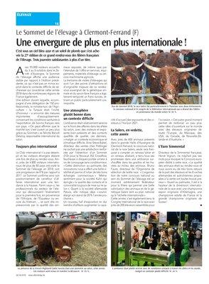 Une envergure de plus en plus internationale! Une envergure de plus en plus internationale!