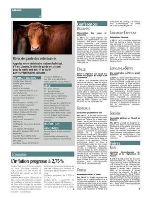 L’inflation progresse à 2,75% L’inflation progresse à 2,75%