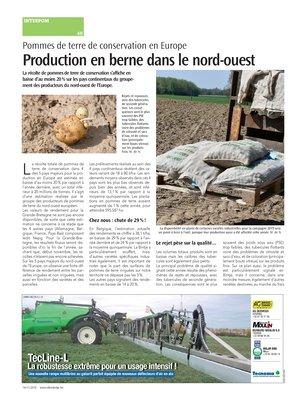 Production en berne dans le nord-ouest Production en berne dans le nord-ouest