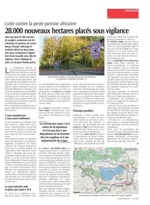 28.000 nouveaux hectares placés sous vigilance 28.000 nouveaux hectares placés sous vigilance