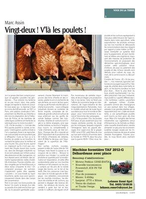 Vingt-deux! V’là les poulets! Vingt-deux! V’là les poulets!