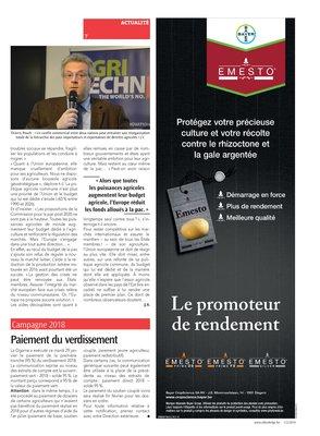 L’export de denrées agricoles, une bataille déjà perduepour l’Europe? L’export de denrées agricoles, une bataille déjà perduepour l’Europe?