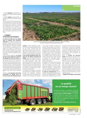 La fertilisation azotée des lignées et hybrides La fertilisation azotée des lignées et hybrides