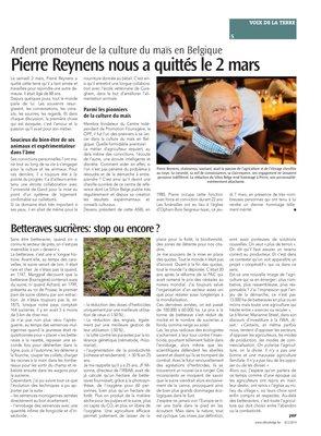 Betteravessucrières: stop ou encore? Betteravessucrières: stop ou encore?