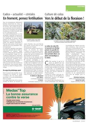 En froment, pensez fertilisation En froment, pensez fertilisation