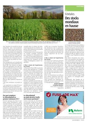 Chlorothalonil: un premier changement d’agréationet ses conséquences Chlorothalonil: un premier changement d’agréationet ses conséquences