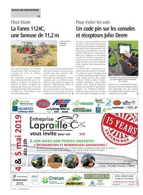 La Fanex 1124C,une faneuse de 11,2m La Fanex 1124C,une faneuse de 11,2m