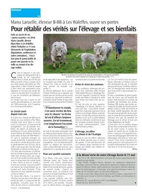 Pour rétablir des vérités sur l’élevage et ses bienfaits Pour rétablir des vérités sur l’élevage et ses bienfaits