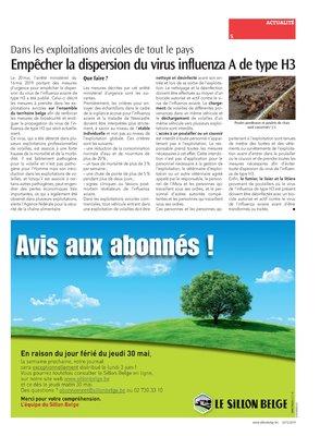 Empêcher la dispersion du virus influenza A de type H3 Empêcher la dispersion du virus influenza A de type H3