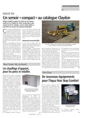 De nouveaux équipements pour l’Aqua Non Stop Comfort De nouveaux équipements pour l’Aqua Non Stop Comfort
