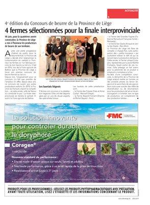 4 fermes sélectionnées pour la finale interprovinciale 4 fermes sélectionnées pour la finale interprovinciale