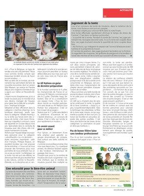 «Revenons à nos moutons» prête à rejoindre le 1er Mondial de tonte organisé en France «Revenons à nos moutons» prête à rejoindre le 1er Mondial de tonte organisé en France