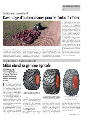 Davantage d’automatismes pour le Turbo T i-Tiller Davantage d’automatismes pour le Turbo T i-Tiller