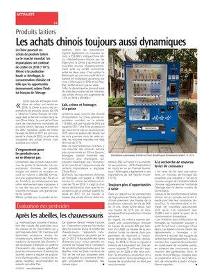 Les achats chinois toujours aussi dynamiques Les achats chinois toujours aussi dynamiques