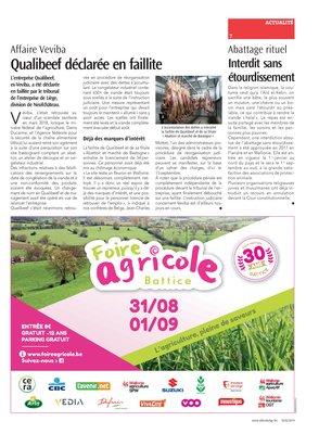 Qualibeef déclarée en faillite Qualibeef déclarée en faillite