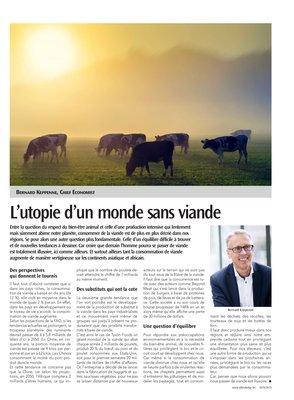L’utopie d’un monde sans viande L’utopie d’un monde sans viande