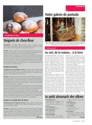 Le petit almanach des sillons Le petit almanach des sillons