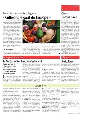 «Cultivons le goût de l’Europe» «Cultivons le goût de l’Europe»