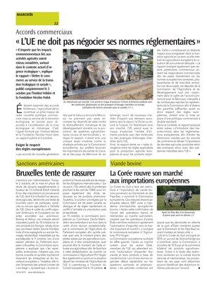 La Corée rouvre son marchéaux importations européennes La Corée rouvre son marchéaux importations européennes