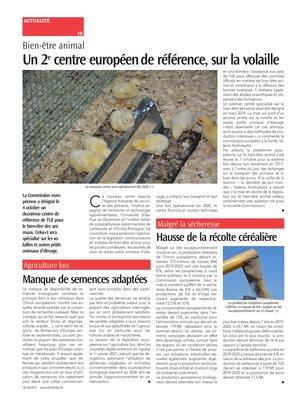 Hausse de la récolte céréalière Hausse de la récolte céréalière
