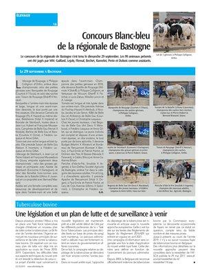 Concours Blanc-bleu de la régionale de Bastogne Concours Blanc-bleu de la régionale de Bastogne