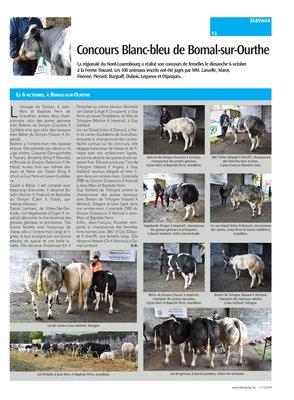 Concours Blanc-bleu de Bomal-sur-Ourthe Concours Blanc-bleu de Bomal-sur-Ourthe