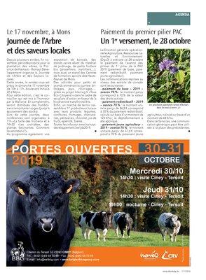 Un 1er versement, le 28octobre Un 1er versement, le 28octobre