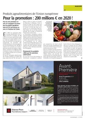 Pour la promotion: 200 millions € en 2020! Pour la promotion: 200 millions € en 2020!