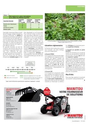 Un compromis entre les dates réglementaires,les objectifs agronomiques et les fenêtres «météo» Un compromis entre les dates réglementaires,les objectifs agronomiques et les fenêtres «météo»