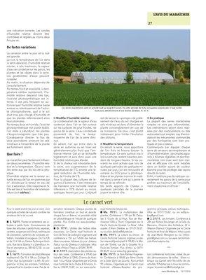 Veiller à la bonne aération des serres maraîchèresen automne Veiller à la bonne aération des serres maraîchèresen automne