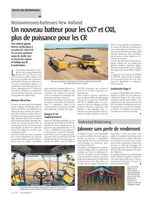 Un nouveau batteur pour les CX7 et CX8,plus de puissance pour les CR Un nouveau batteur pour les CX7 et CX8,plus de puissance pour les CR