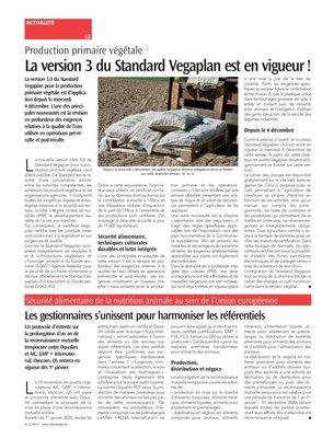 La version 3 du Standard Vegaplan est en vigueur! La version 3 du Standard Vegaplan est en vigueur!