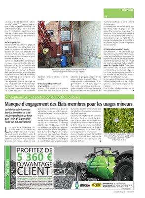 Manque d’engagement des États membres pour les usages mineurs Manque d’engagement des États membres pour les usages mineurs