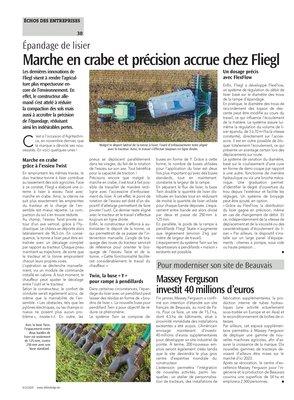 Marche en crabe et précision accrue chez Fliegl Marche en crabe et précision accrue chez Fliegl